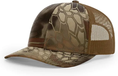 Vista 110 de Richardson 112 Gorra de Camionero - Gorra Snapback Ajustable Premium - Gorras Richardson en Blanco de Seis Paneles Estructurados Árbol real Max 7