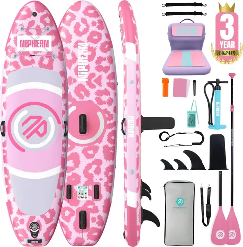 Vista 13 de Niphean 10' Inflatable Paddle Board, Ultra-Light SUP for Beginners