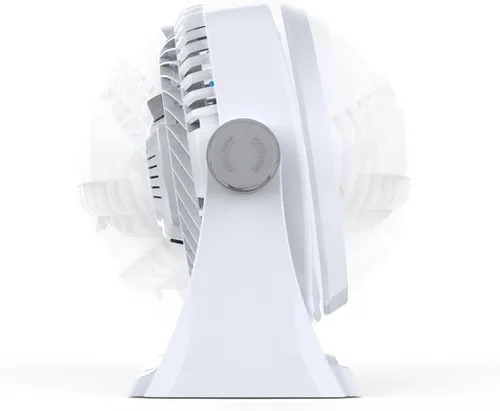 Vista 11 de NewAir Potente ventilador portátil de circulación de aire de 12 pulgadas en blanco Montaje en pared, pivote de 360°, hasta 40 pies de alto flujo