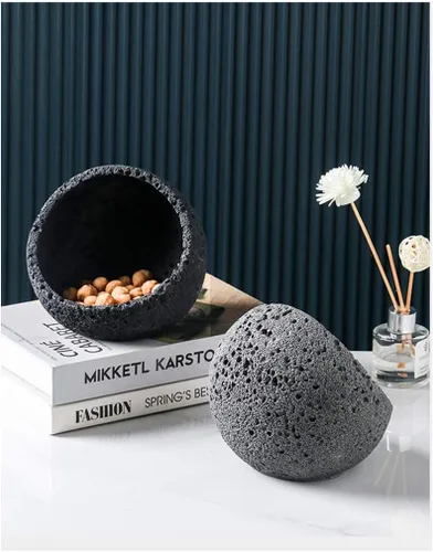 Vista 3 de Bandeja decorativa para llaves para mesa de entrada, sala de estar, escritorio, desechos, decoración creativa de mesa de café, universo nórdico