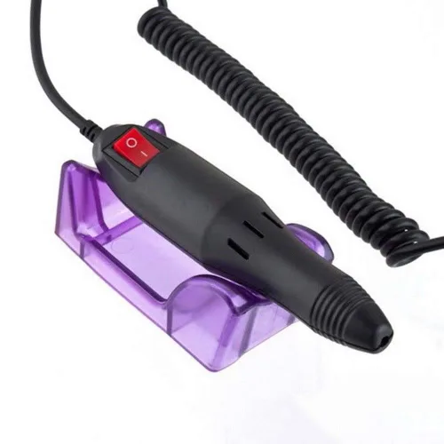 Vista 4 de Taladro eléctrico de uñas para uñas acrílicas, pluma de manicura profesional USB con 6 brocas intercambiables para uñas