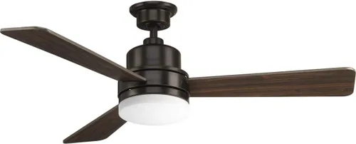 Vista 5 de Progress Lighting Trevina Collection - Ventilador LED de 52 pulgadas con 3 aspas, bronce