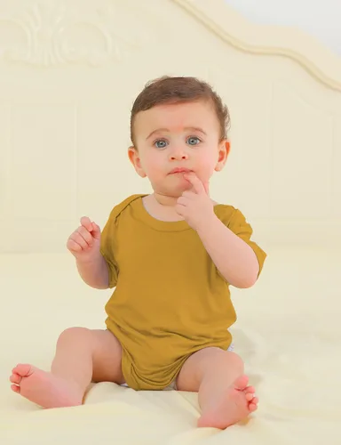 Vista 73 de Jimonda Body de rayón de bambú de manga corta para bebés, niños y niñas, trajes suaves para recién nacidos