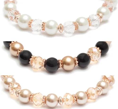Vista 17 de Pulsera de alerta médica de oro rosa, pulsera médica de repuesto intercambiable de identificación médica, etiqueta de identificación no incluida