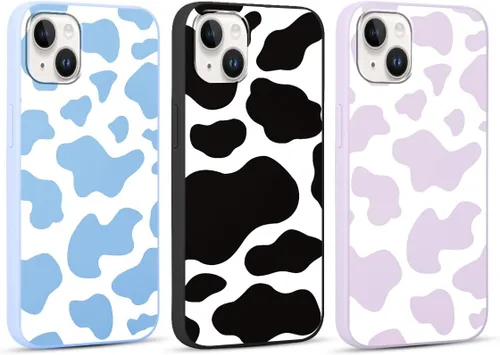 Vista 24 de Paquete de 3 Lindas Fundas con Estampado de Guepardo para iPhone 7/8/SE 2020/SE 2022 de 4.7", Fundas de Diseño Estético de Leopardo de Silicona