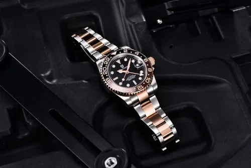 Vista 5 de BY BENYAR Pagani Design Men GMT Automatic Watches-Fashion Stainless Steel Mechanical Watch-Sapphire Glass Lens Watch Men