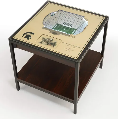 Vista 25 de YouTheFan NCAA - Mesa auxiliar iluminada StadiumView de 25 capas