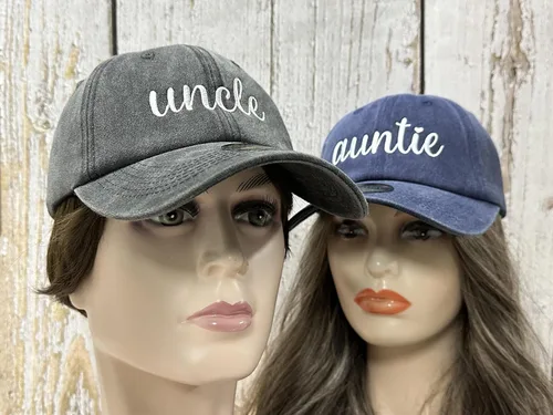 Vista 12 de Sombreros bordados para tío tía, abuelo, abuela, mamá, mini
