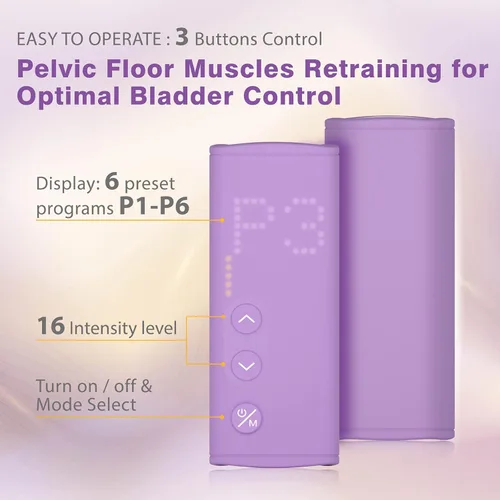Vista 2 de iStim Dispositivo para Ejercicios del Suelo Pélvico - EM-5200 Entrenador Kegel para Alivio de la Incontinencia, Masajeador Muscular (EMS)