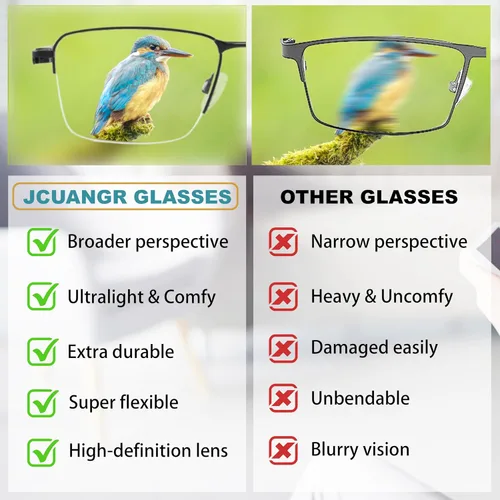 Vista 6 de Near Sighted Glasses for Men Women Half Nearsighted Distance Driving Myopia Eyeglasses Sprot Near Sighted Eyewear