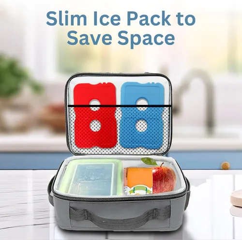 Vista 5 de GURIN Reusable Ice Packs for Lunch Box/Coolers, Bag, or Backpack Coolers - Cold Up to 8-12 Hours Long Lasting for Camping Picnic, Outdoor