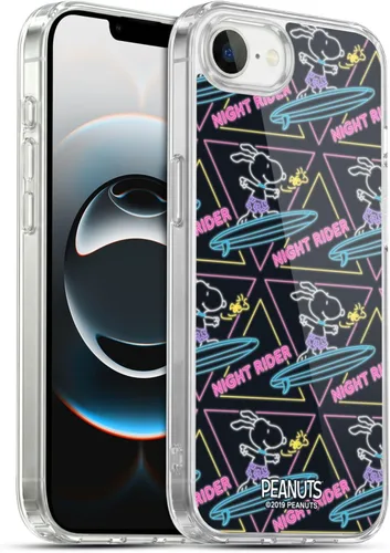 Vista 56 de Head Case Designs Funda de gel suave con licencia oficial de Peanuts Tropical Surf Snoopy Aloha Disco compatible con Apple iPhone 13 Mini Surf