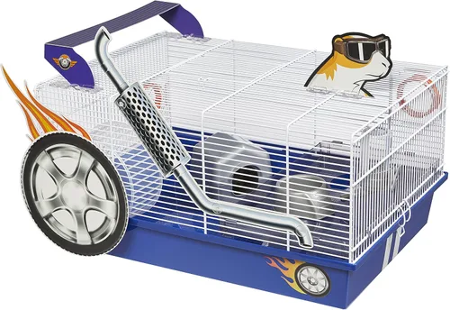 Vista 9 de MidWest Homes for Pets Jaula para hámster Impresionante casa de hámster arcade (blanco) 18.11 x 11.61 x 21.26 pulgadas