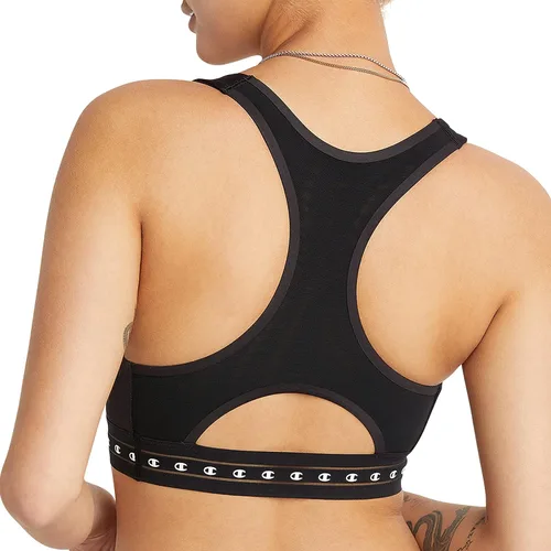 Vista 2 de Champion Women's Sports Bra, Absolute, Moisture Wicking Bra, Moderate Support Sports Bra