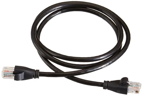 Vista 5 de Amazon Basics - Cable de conexión Ethernet RJ45 Cat 6, velocidad de transferencia de 1 Gpbs, conectores chapados en oro, 3 pies para PC, TV