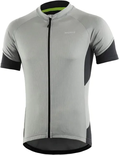 Vista 8 de BERGRISAR Camisetas básicas de ciclismo para hombre, manga corta, bolsillos con cremallera