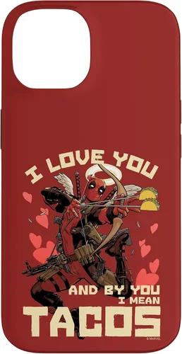 Vista 4 de Marvel Deadpool I Love You and by You I Mean Tacos - Carcasa para iPhone 17