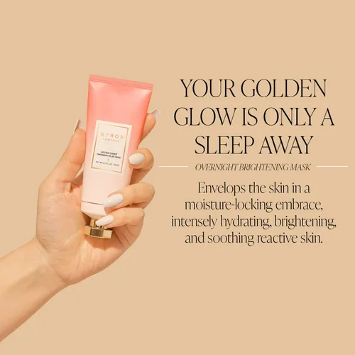 Vista 2 de BYROE Golden Carrot Relief Mask Mascarilla facial durante la noche con colágeno vegano Hidrata intensamente, ilumina y calma la piel reactiva