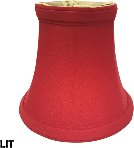 Vista 3 de Royal Designs - Lámpara de techo Red Bell, tamaño 5, CS-201RED Rojo
