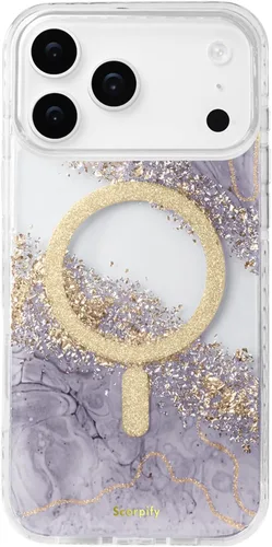 Vista 31 de SCORPIFY - Funda para iPhone 17 Pro Max Leopardo negro transparente LP-Negro Transparente Leopardo