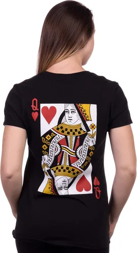 Vista 2 de King & Queen Playeras a juego para parejas recién casadas, marido y mujer, boda