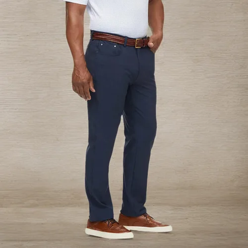 Vista 5 de Greg Norman ML75 Performance - Pantalón para hombre, 5 bolsillos, de microfibra de lujo, ML75