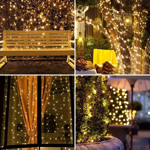 Vista 5 de Luces de cadena LED con función de temporizador