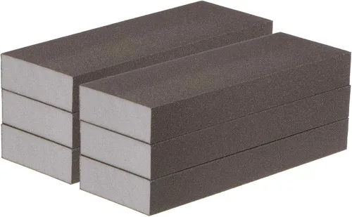 Vista 10 de HARFINGTON Bloques de esponja de lijado grueso, bloque de lijado de espuma de grano 80-100 para pulir la cocina de metal de madera de yeso