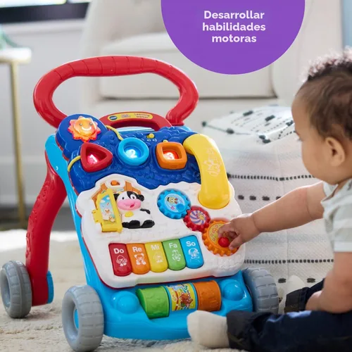 Vista 5 de VTech Andador de Aprendizaje de Sentado a de Pie (Empaque Libre de Frustraciones), Azul