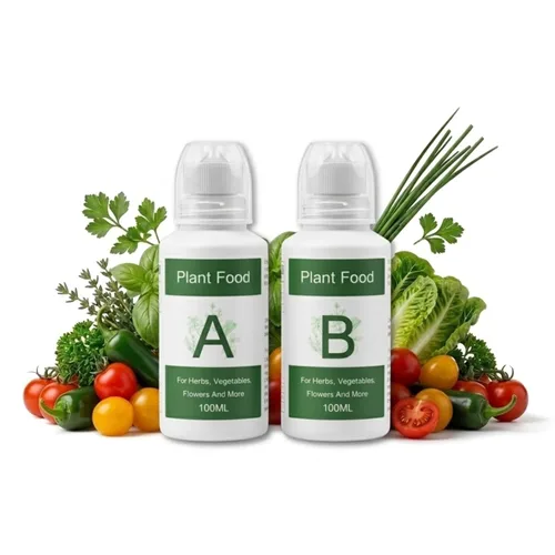 Vista 9 de Nouri Fertilizante líquido hidropónico para plantas de nutrientes A y B, sistema de cultivo hidropónico, accesorio para plantas