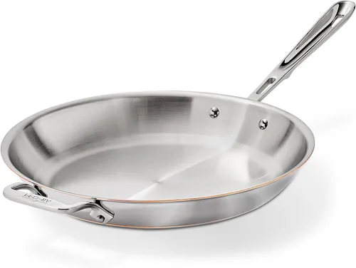 Vista 14 de All-Clad 6108SS, artículos de cocina/sartén de núcleo de cobre, 5 capas adheridas, apto para lavavajillas, Acero inoxidable