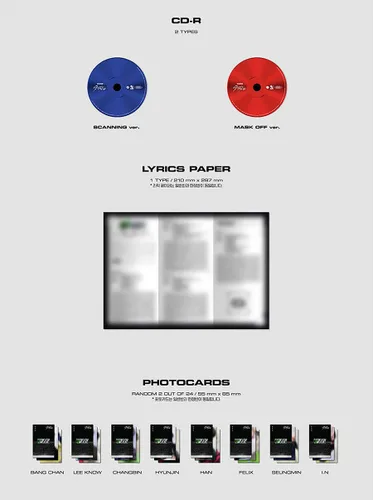 Vista 5 de STRAY KIDS ODDINARY Mini Album (STANDARD Ver.) ( SCANNING Ver. )