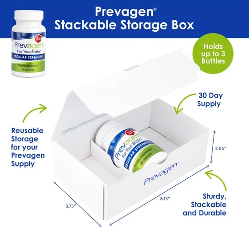 Vista 5 de Prevagen Fuerza regular - 30 cápsulas (suministro de 1 mes) Formulado para tu cerebro 10 mg de apoequorina más vitamina D3