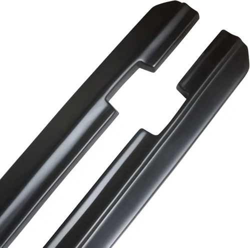 Vista 6 de NINTE Faldas laterales para Dodge Challenger SXT 2015-2023, extensiones de paneles de falda negras mate, 1 par