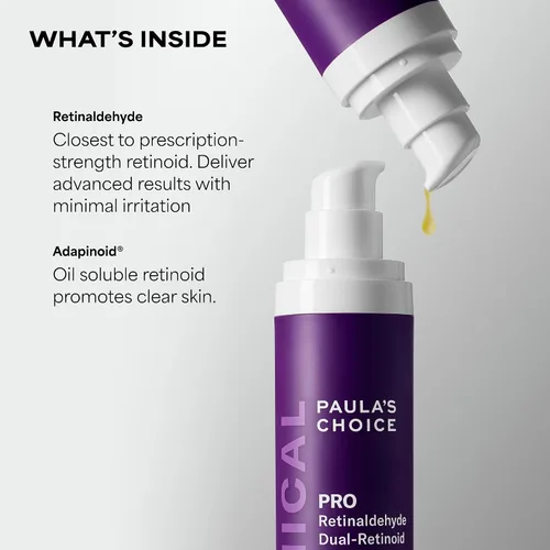 Vista 7 de Paula's Choice Suero Facial Pro Retinaldehyde Dual-Retinoide Tratamiento Avanzado, Suero Antienvejecimiento de Alta Potencia para el Rostro, Piel