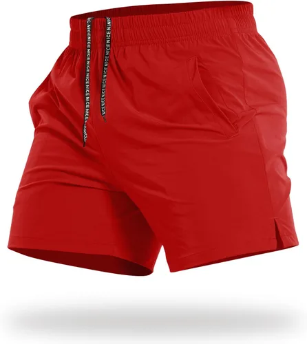 Vista 12 de CANGHPGIN Pantalones cortos deportivos de entrenamiento para hombre de 7 pulgadas / 5 pulgadas, de secado rápido, pantalones cortos de correr