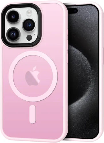Vista 17 de CACOE Funda magnética para iPhone 12 y iPhone 12 Pro de 6.1 pulgadas - Compatible con MagSafe y soporte magnético para teléfono en el automóvil,