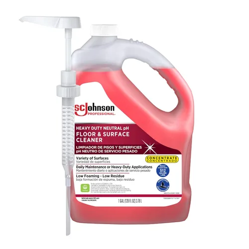 Vista 9 de SC Johnson Professional Limpiador de suelos y superficies de pH neutro resistente, concentrado de limpiador de pisos, botella de 32 onzas líquidas