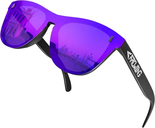 Vista 18 de ROCKNIGHT HD Polarized UV400 Protection Anti Glare Sunglasses TR90 Frame Lightweight Beach Driving