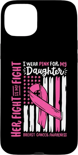 Vista 9 de Breast Cancer Flag I Wear Pink Daughter Her Fight My Fight Case for iPhone 17