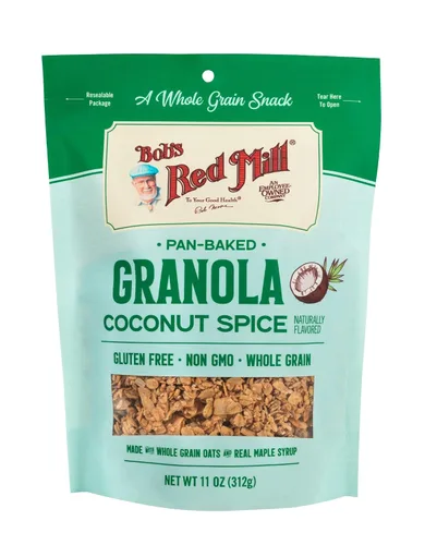 Vista 11 de Bob's Red Mill Granola de especias de coco, 11 onzas (paquete de 6), sin OMG, grano entero, Kosher