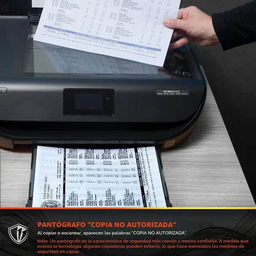 Vista 3 de DocuGard Papel de seguridad multiusos azul estándar, prevención de fraudes, 2 características de seguridad, compatible con impresoras láser