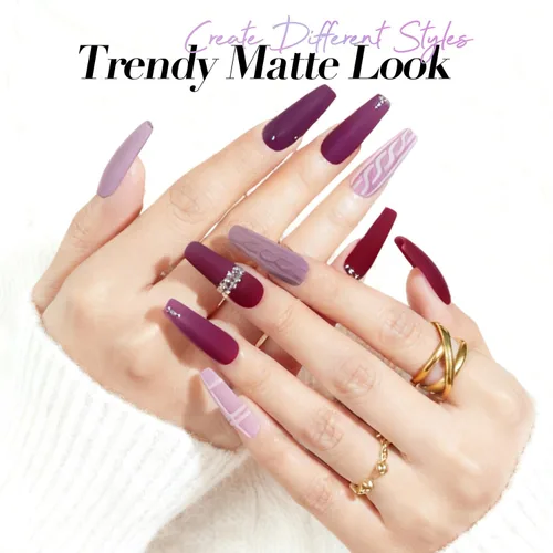 Vista 5 de AZUREBEAUTY Esmalte de Uñas con Capa Superior Mate – Transparente Natural de Secado Rápido, Larga Duración, Fórmula de Secado al Aire, Acabado