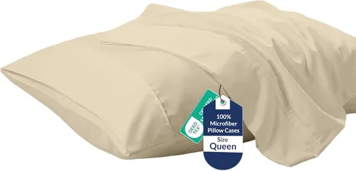 Vista 34 de Royale Linens Juego de 2 fundas de almohada Queen – Fundas de almohada de cama – 20 x 30 pulgadas – Fundas de almohada negras – 1800 microfibra