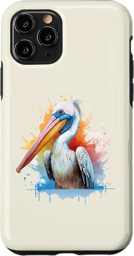 Vista 28 de iPhone 12/12 Pro Pelican Retrato de acuarela - Estuche para amantes de la naturaleza