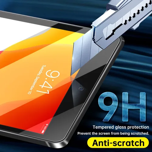 Vista 6 de Paquete de 2 protectores de pantalla para iPad Mini 5 Película de vidrio templado ultra transparente para iPad Mini 4 2015 Protector de pantalla