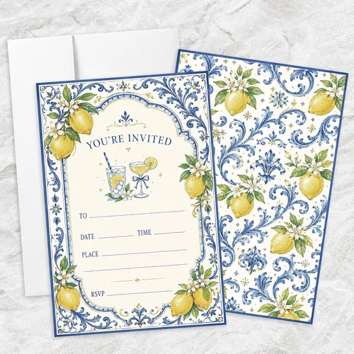 Vista 31 de AEHIE 20 juegos de invitaciones de bautizo con forma de fiesta de bautizo para baby shower, con sobres, tarjetas de invitaciones con cruz dorada