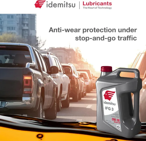Vista 6 de Idemitsu IFG3 0W-16 SP/GF-7B Aceite de motor sintético completo – 5 cuartos de galón Eficiencia avanzada de combustible y protección del motor