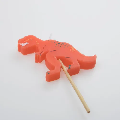 Vista 5 de Meri Meri Velas de dinosaurio (paquete de 5)