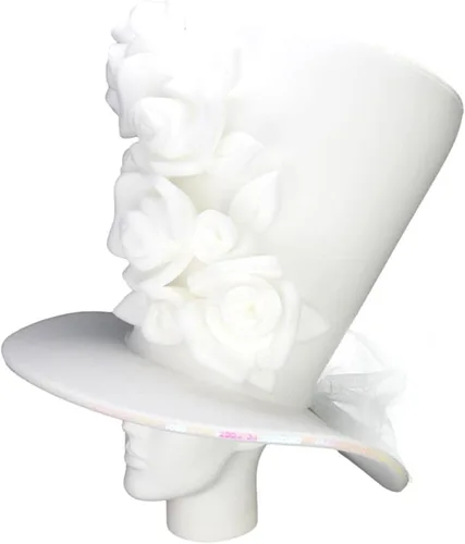Vista 99 de Foam Party Hats: Feathers Princess Crown – Handmade Fancy Feather Crown for Weddings, Parties & Costumes